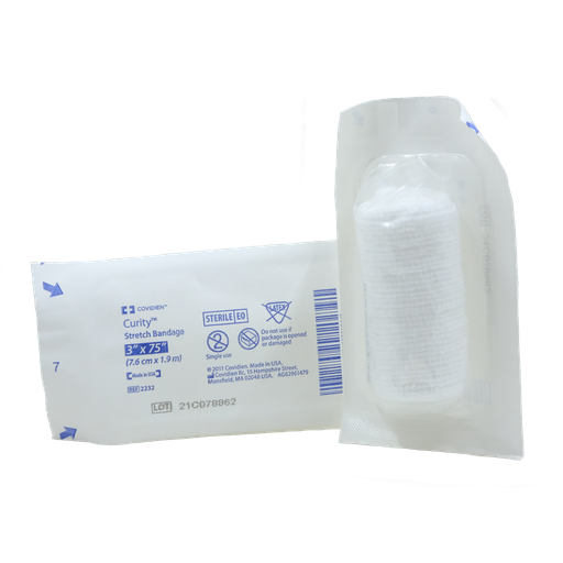 [MED-WOUND-RLGZ-03IN] Roller Gauze, Sterile, 3x75in
