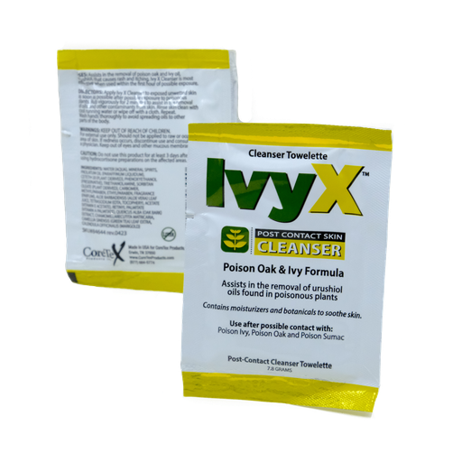 [DRG-TOPIC-IVYX] Wipes, Poison Ivy Cleanser, Ivy-X