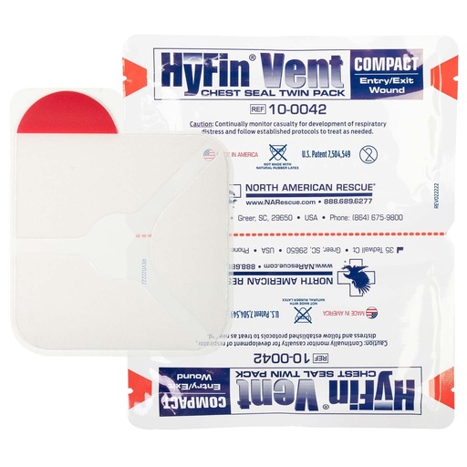[MED-TRAUM-HYFV] Hyfin Vent, Twin Pack Chest Seal